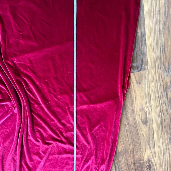 Denim & Co Jeanswear three Piece Velour Outfit Plus size 2x Red Skirt - Picture 6 of 11